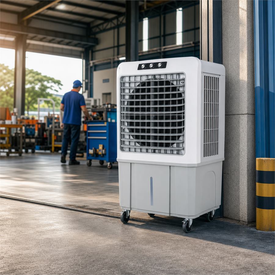 半開放工廠廠房水冷扇出租